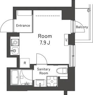 BELLEVIAGE SHINJUKU【4階】の間取り