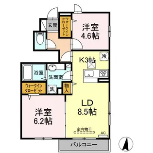 ユノス大泉学園【1階】の間取り