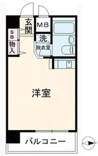 東京都中野区中央1丁目【マンション】の間取り