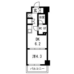 スパシエ幡ヶ谷【4階】の間取り