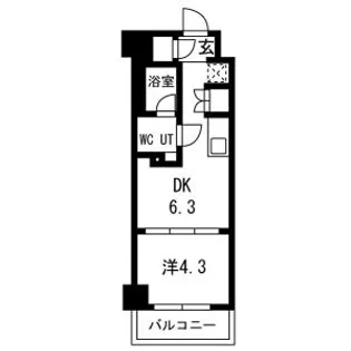スパシエ幡ヶ谷【4階】の間取り