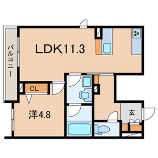 シャーメゾン南大塚【1階】の間取り