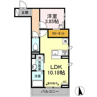 BLANCHENEIGE A棟【3階】の間取り