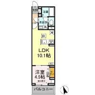 セレスティア池袋立教通り【1階】の間取り