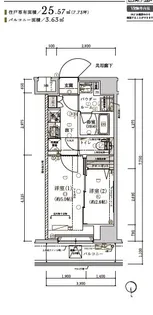 メインステージ浮間舟渡【3階】の間取り