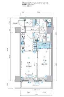 メインステージ浮間舟渡【4階】の間取り