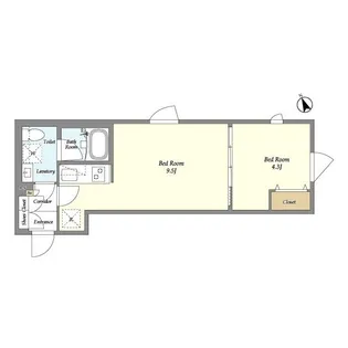 ネオアーバンレジデンス方南町【4階】の間取り