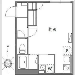 ソラシアレジデンス早稲田【1階】の間取り