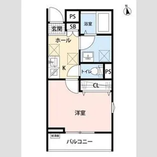 リーブルファイン豊島区長崎【1階】の間取り