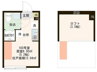 グレイス前野町【1階】の間取り
