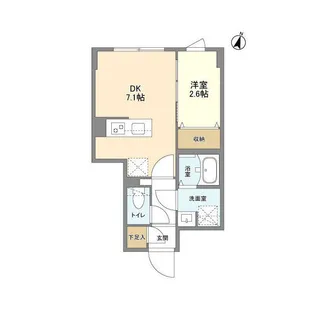 ウェルスクエア駒場東大前【3階】の間取り