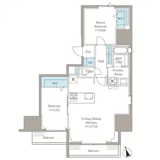 VISTA西早稲田【10階】の間取り