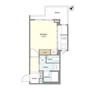 エルスタンザ代々木【2階】の間取り