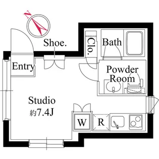 ファーレ中野Ⅱ【4階】の間取り