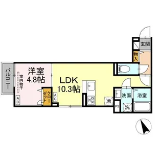 (仮称)中野区鷺宮3丁目PJ【3階】の間取り