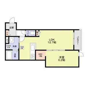 ヒンメルブラウ 野方【1階】の間取り