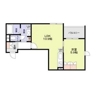 ヒンメルブラウ 野方【2階】の間取り