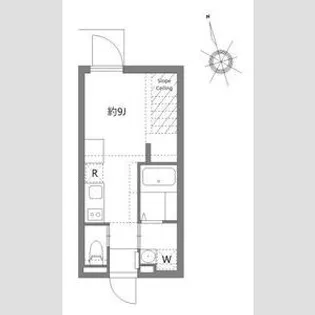 アピチェ板橋本町【0103号室】の間取り