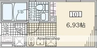 REVERESIDENCE阿佐ヶ谷【1階】の間取り