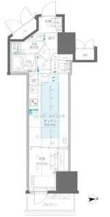 ZOOM信濃町【10階】の間取り