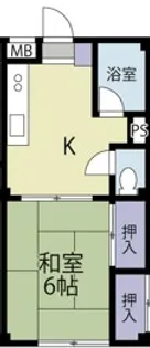 東京都中野区弥生町3丁目【マンション】の間取り