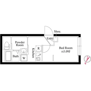 オプション坂下【2階】の間取り