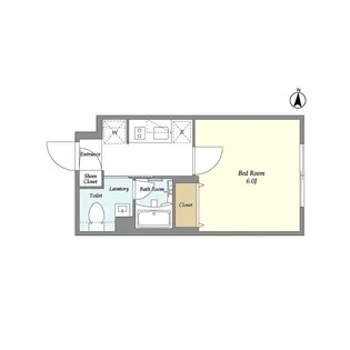 ガーデンレジデンス恵比寿【2階】の間取り