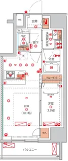 (仮称)高島平THE GARDENレジデンス【2階】の間取り