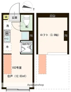 ソラニア上井草【1階】の間取り