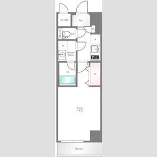 ディアレイシャス下北沢【2階】の間取り