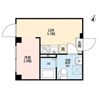 DEUXIEME AIFER【3階】の間取り