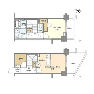 URBANLINK護国寺【2階】の間取り