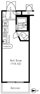 スピティ落合【1階】の間取り