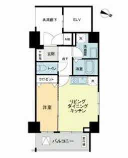 プレセダン板橋本町【2階】の間取り