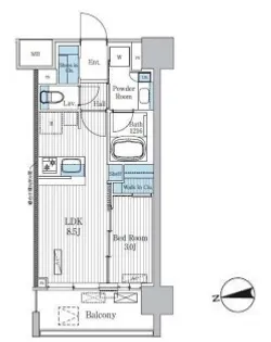 TERRA蚕糸の森【8階】の間取り