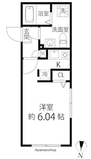 BRANCHE豊島園【4階】の間取り