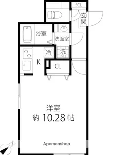 BRANCHE豊島園【4階】の間取り
