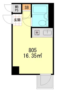 江戸川橋センチュリープラザ21【8階】の間取り