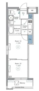SYFORME NEXT IKEBUKURO WEST【2階】の間取り