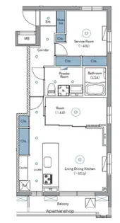 SYFORME NEXT IKEBUKURO WEST【3階】の間取り