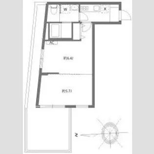 グランピア四谷【3階】の間取り