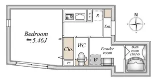 LIVEFLAT巣鴨【0204号室】の間取り