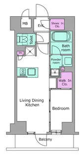 テラス高田馬場ウエスト【3階】の間取り