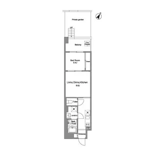 BPRレジデンス練馬富士見台【1階】の間取り