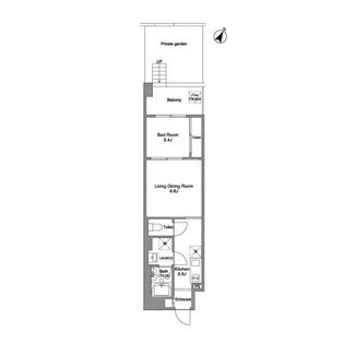 BPRレジデンス練馬富士見台【1階】の間取り
