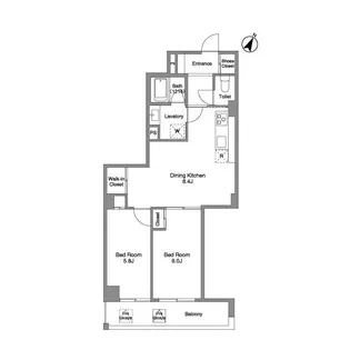 BPRレジデンス練馬富士見台【3階】の間取り