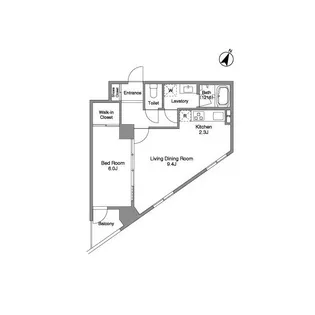 BPRレジデンス練馬富士見台【1階】の間取り