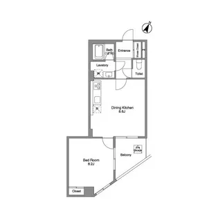 BPRレジデンス練馬富士見台【1階】の間取り