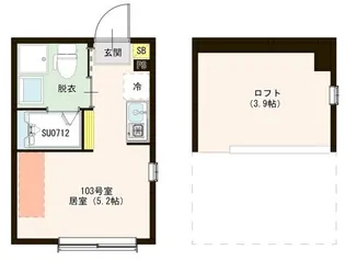 アーバンレジデンス光が丘【1階】の間取り