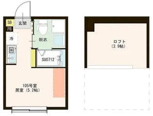 アーバンレジデンス光が丘【1階】の間取り